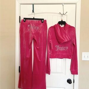 Juicy Couture pink party nwt Velour Tracksuit
